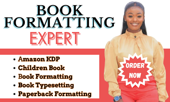 Gig Preview - Format children book, KDP children book formatting, KDP book publishing