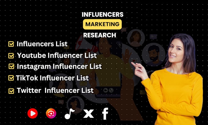 Bestseller - collect the best influencer list of youtube, tiktok, and instagram leads