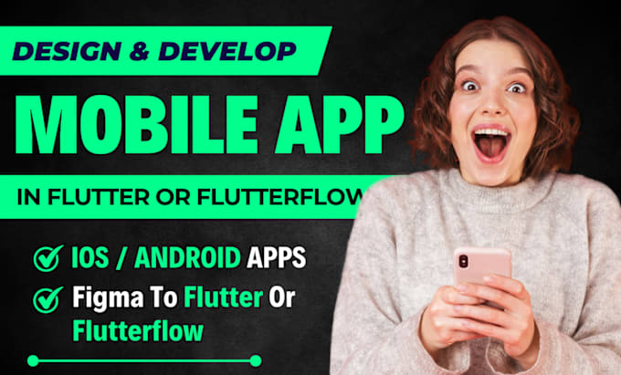 Gig Preview - Flutterflow flutter developer for mobile app development to create flutter app