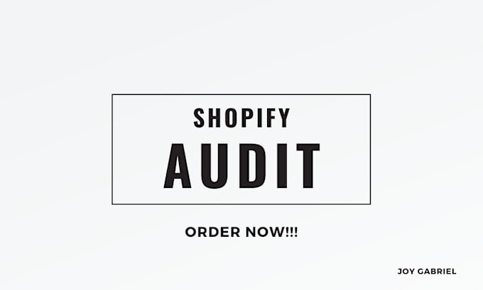 Gig Preview - Audit and review your shopify store website to increase your store cro