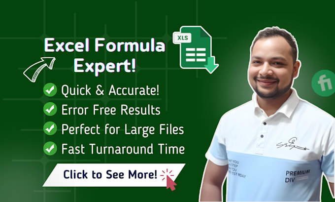 Gig Preview - Create or fix excel formula for your spreadsheet data