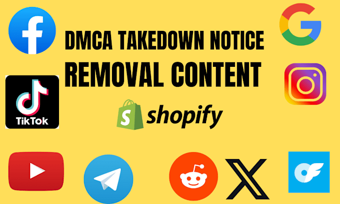 Gig Preview - Send dmca report to fb,reddit,google,instagram,onlyfans,tiktok,under dmca