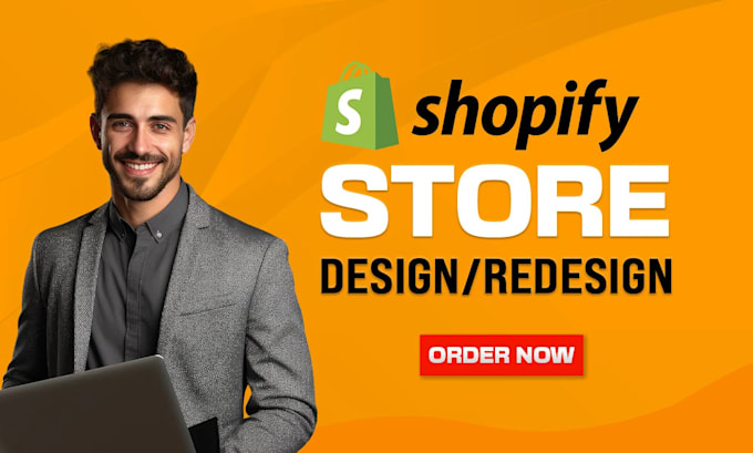 Gig Preview - Build shopify dropshipping store shopify store website design