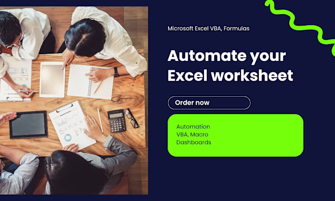 Gig Preview - Create microsoft excel vba, excel macro, automations