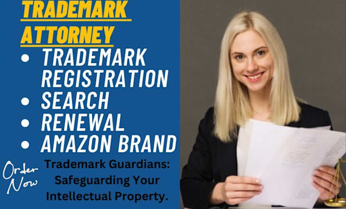 Gig Preview - Do  uspto trademark filling, amazon brand registry and trademark search