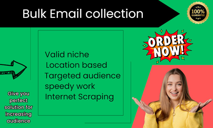 Gig Preview - Build list of verified and niche targeted emails