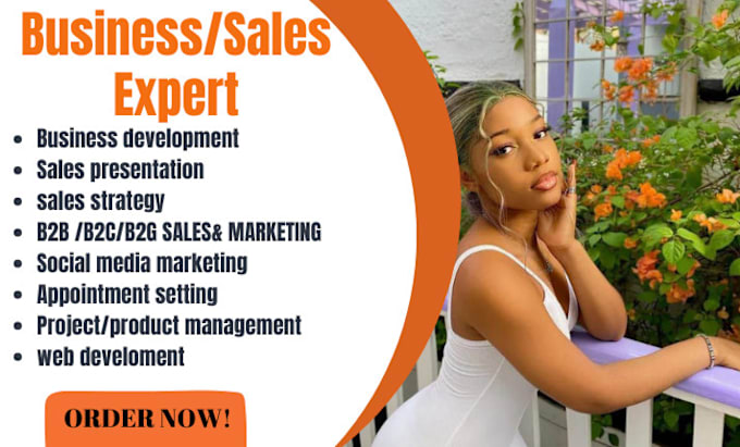 Gig Preview - Be your online sales closer business growth expert