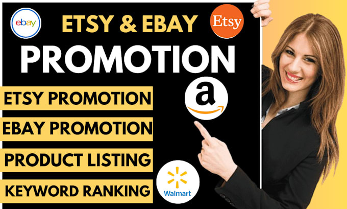 Gig Preview - Upload etsy ebay promotion SEO etsy ebay product listing walmart amazon listing