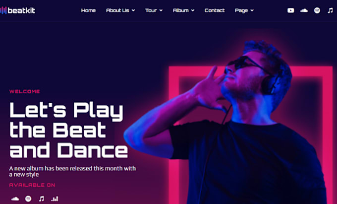 Gig Preview - Create music website for dj, music artist, band with wordpress