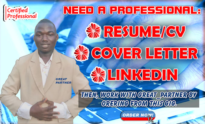 Gig Preview - Do professional resume, cover letter, and linkedin profile writing service