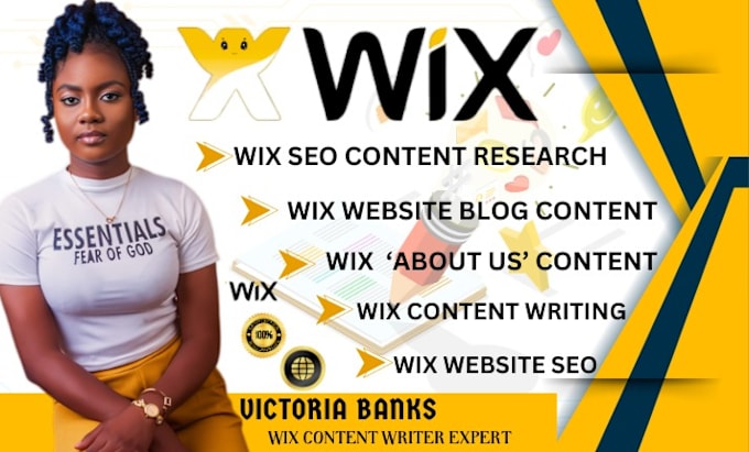 Gig Preview - Be your wix website content writer, wix SEO content and wix blog content writer