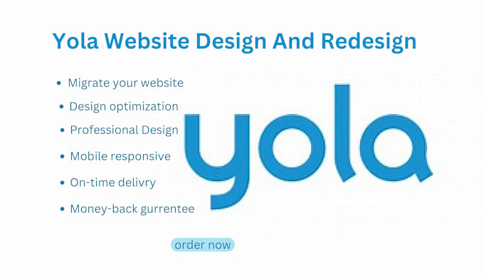 Gig Preview - Design ,redesign yola website