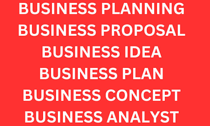 Gig Preview - Researched and properly drafted business proposal and business plan for startup