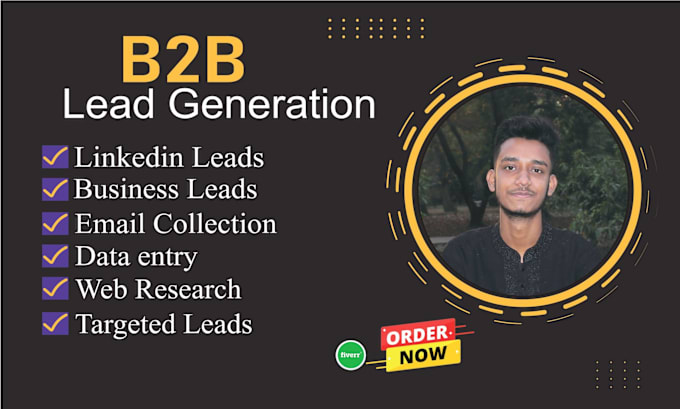 Gig Preview - Do b2b lead generation and data entry