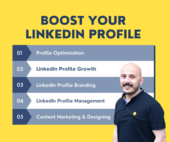 Gig Preview - Fully boost your linkedin profile