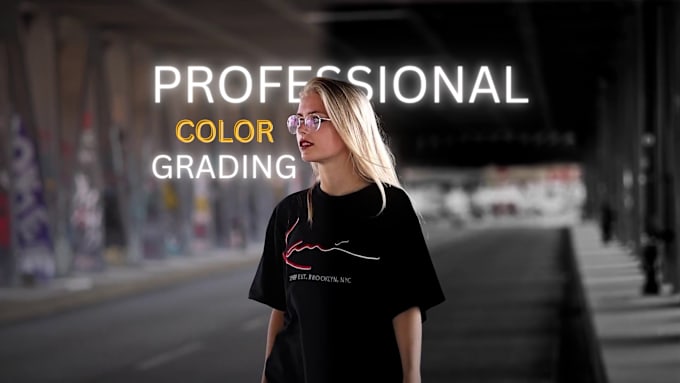 Gig Preview - Color grade your videos in davinci resolve in professional way