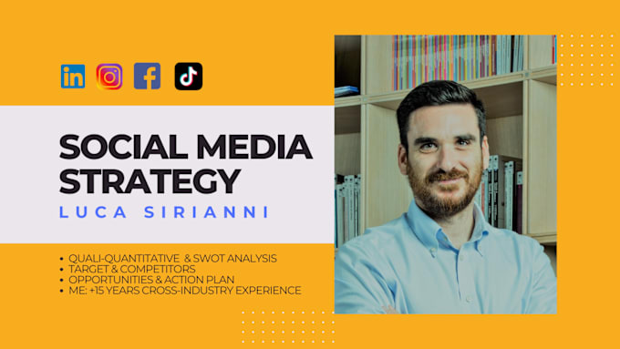 Gig Preview - Build your social media strategy and action plan