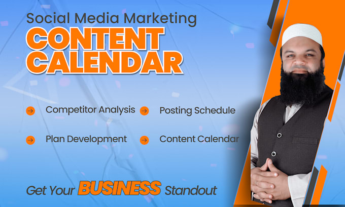 Gig Preview - Design social media marketing strategy and content calendar