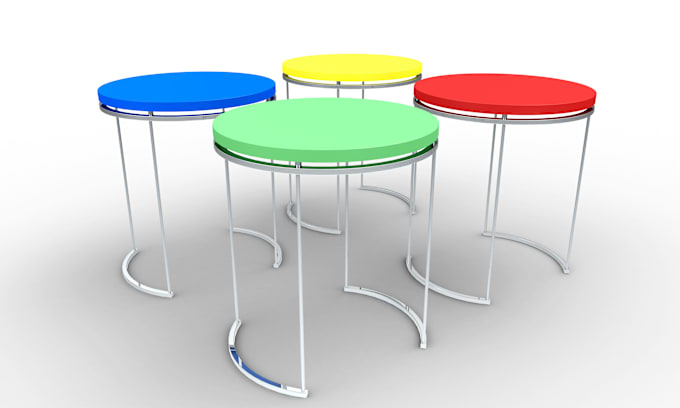 Gig Preview - Provide 3d modelling and rendering for furniture or product design