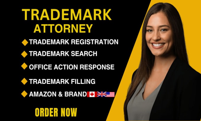 Bestseller - be your licensed US, canada, trademark registration, trademark attorney, amazon