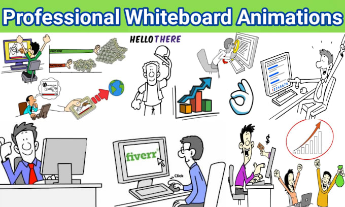 Gig Preview - Create a whiteboard animation explainer video