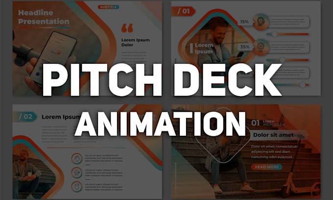 Gig Preview - Write, design and animate pitch deck