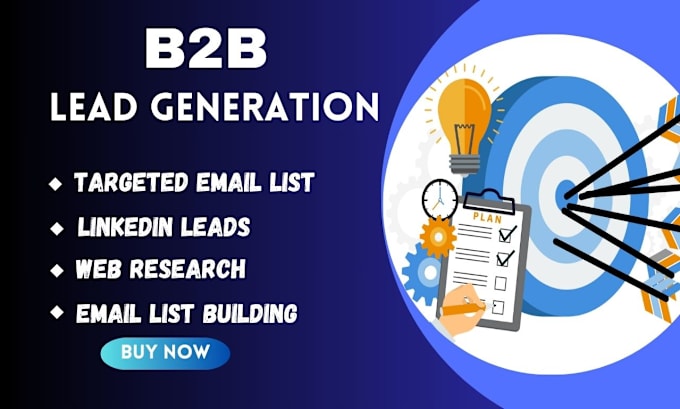 Gig Preview - Provide targeted b2b lead generation and email list building