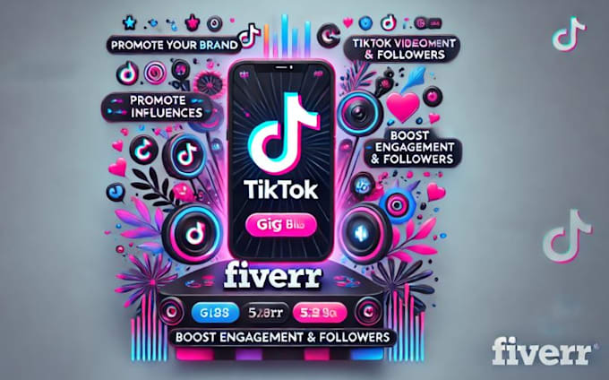 Gig Preview - Promote tiktok, tiktok video influencers marketing promotion