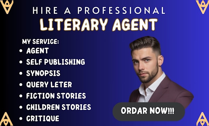 Gig Preview - Find literary agent for fiction book, movie script, children book, screenplay