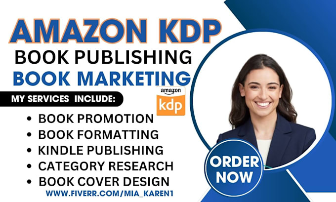 Bestseller - do amazon kdp book formatting, book publishing, book promotion as ebook writer