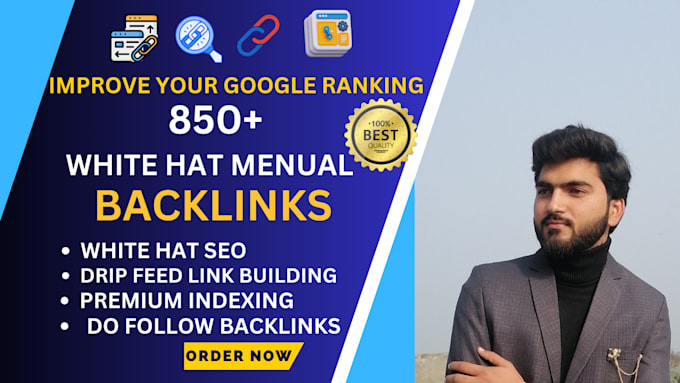 Gig Preview - Provides high authority da 90 plus SEO dofollow backlinks