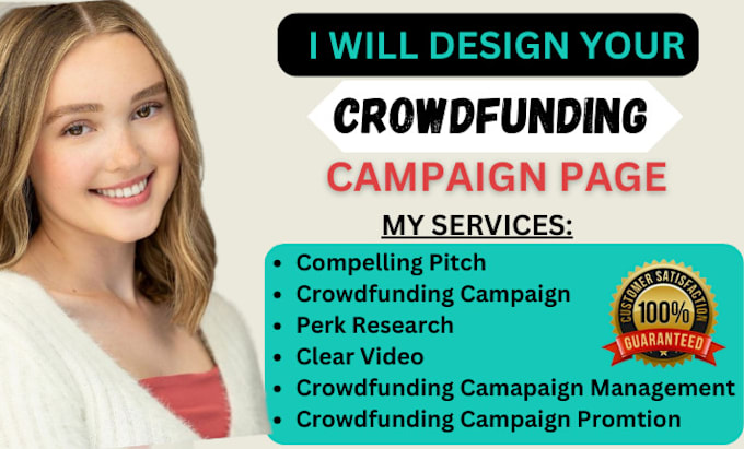 Gig Preview - Do crowdfunding campaign creation kickstater indiegogo gofundme promotion