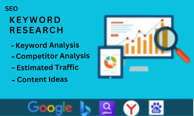 Gig Preview - Do profitable seo keyword research competitor analysis