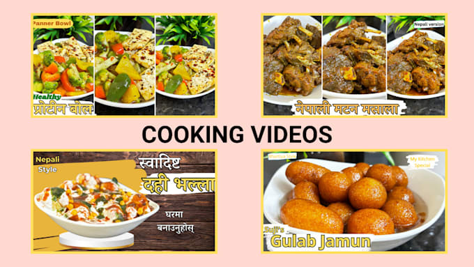 Gig Preview - Do cooking video editing for youtube