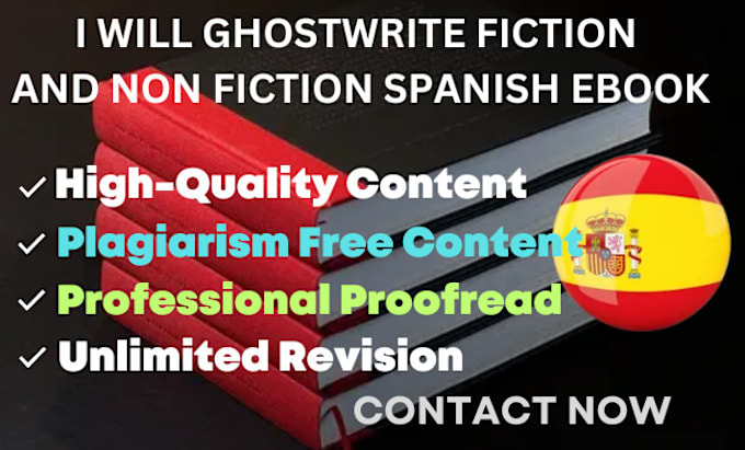 Gig Preview - Ghostwrite nonfiction ebook in spanish on any topic workbook worksheet