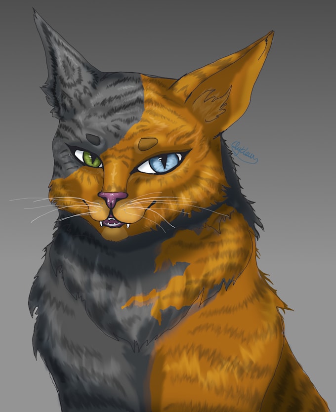 Gig Preview - Draw your warrior cats oc