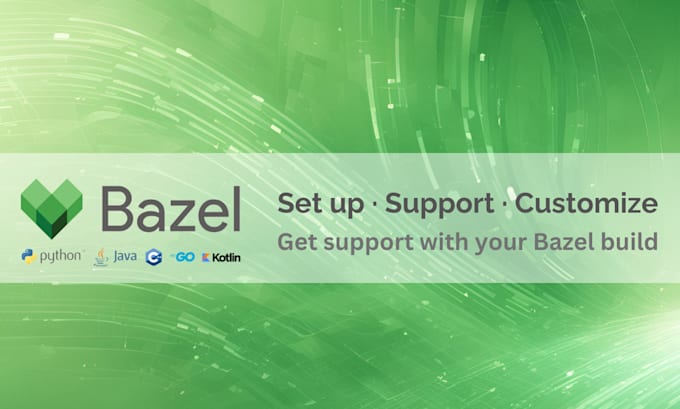 Bestseller - set up, support, fix your bazel build and ci cd automation