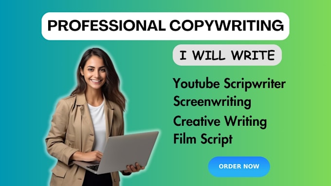 Gig Preview - Youtube scriptwriter, movie  or film script, podcast writing, scriptwriting