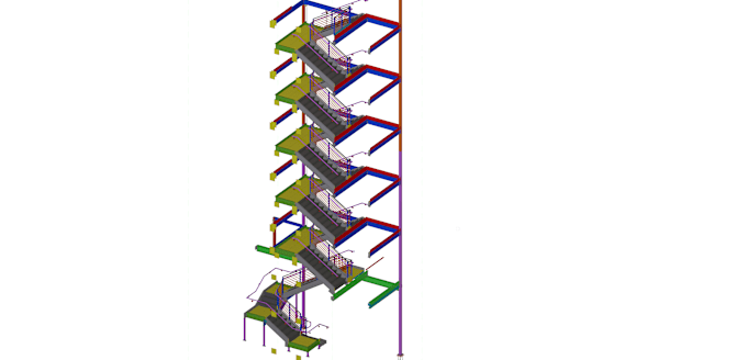 Gig Preview - Do steel stair shop drawing with expert level