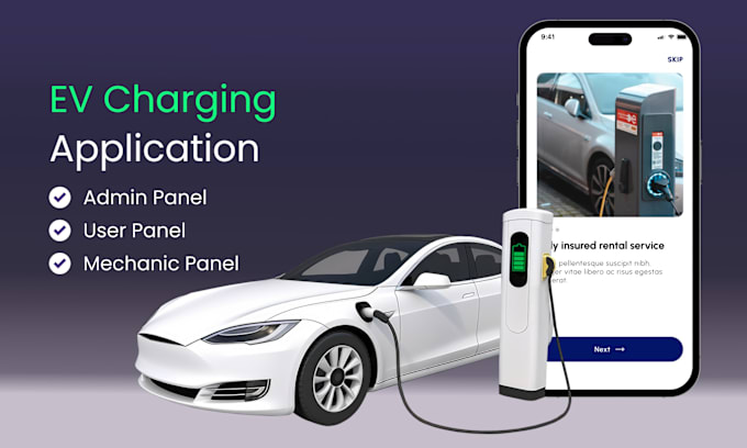 Gig Preview - Create an ev charging station app like plugshare, chargepoint, evgo