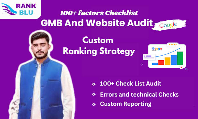 Gig Preview - Do gmb and website audit for your local business with custom strategy to rank