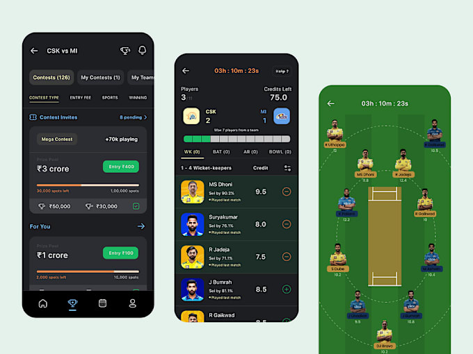 Gig Preview - Build fantasy sport app sport bet app as fpl dream11 fandual