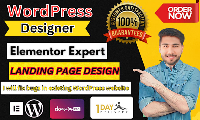 Bestseller - create responsive wordpress website design l elementor page builder