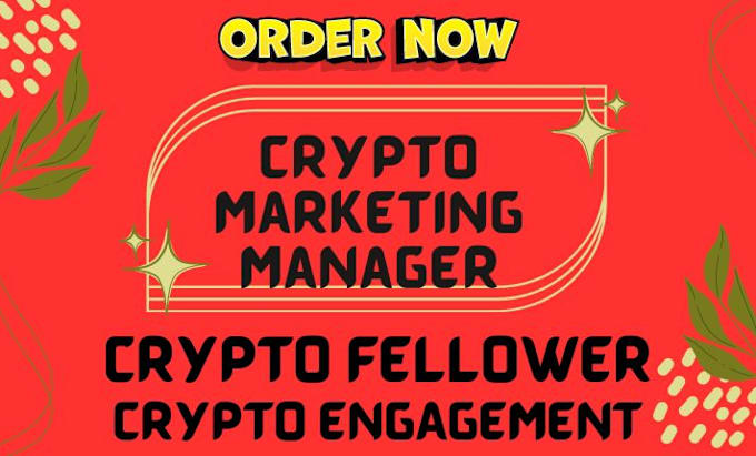 Gig Preview - Be your crypto marketing, twitter and crypto promotion for organic followers