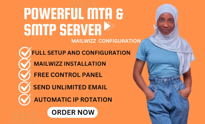 Gig Preview - Build quality mailwizz and powermta smtp server for bulk email blast