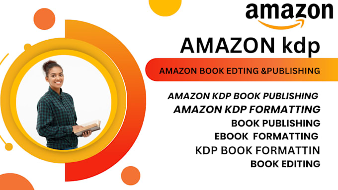 Gig Preview - Do amazon kdp book publishing, amazon kdp ebook formatting, and ebook editing