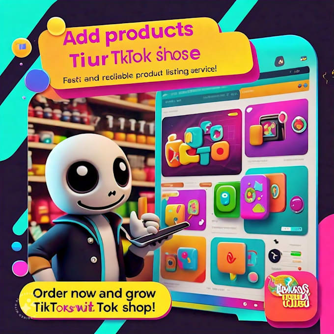 Gig Preview - Add products to tiktok shop product list tiktok shop add products