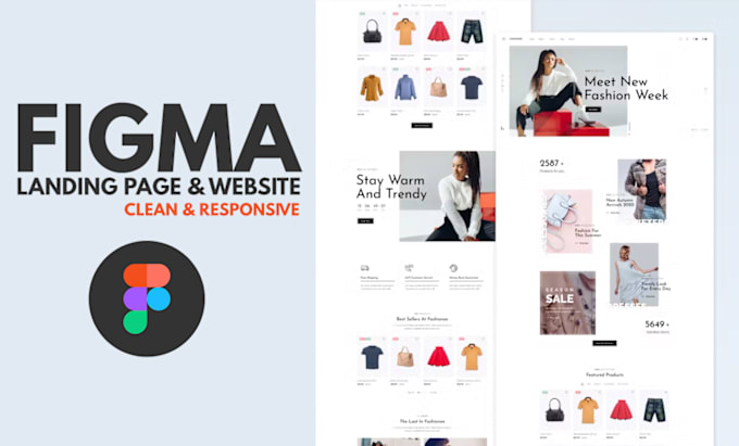 Bestseller - use figma to design responsive figma website, figma landing pages, figma UI UX