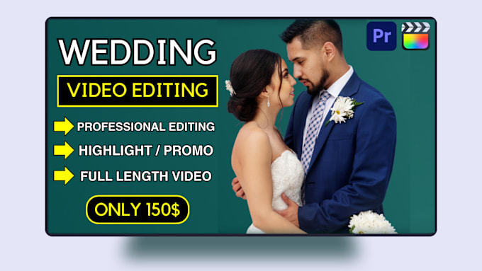 Gig Preview - Do wedding video editing with cinematic storytelling