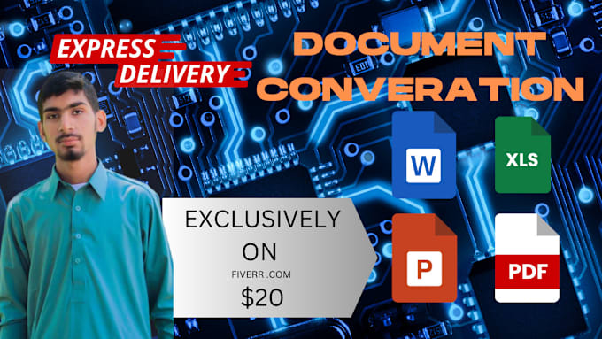 Gig Preview - Provide professional convert pdf into microsoft  word